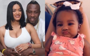 Andre Russell stays connected with his newly born daughter and wife in Miami