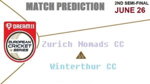 Cricket Free Tips| ECS T10 – 2nd Semi-Final, Zurich Nomads CC vs Winterthur CC