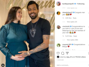 Hardik Pandya announces the pregnancy of his fiance Natasa Stankovic