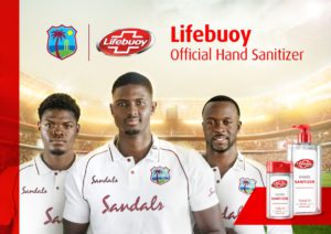 West Indies team has partnered with ‘Lifebuoy’ after victory over England