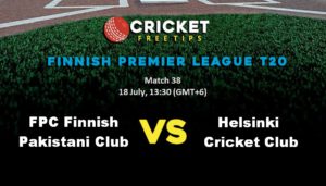 Online Cricket Betting – Free Tips | Finnish Premier League 2020 – Match 38, FPC Finnish Pakistani Club v Helsinki CC