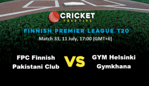 Online Cricket Betting – Free Tips | Finnish Premier League T20 – Match 33, FPC Finnish Pakistani Club vs GYM Helsinki Gymkhana