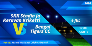 Cricket Free Tips| Finnish Premier League 2020 – Match 27, SKK Stadin Ja Keravan Kriketti vs Bengal Tigers CC