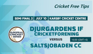 Online Cricket Betting – Free Tips | ECS T10 Stockholm, Botkyrka 2020 – 2nd Semi-Final, Djugardens IF Cricketforening vs Saltsjobaden CC