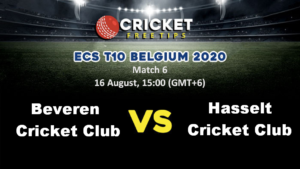 Online Cricket Betting – Free Tips | ECS T10 Belgium, 2020: Match 6, Beveren CC vs Hasselt CC