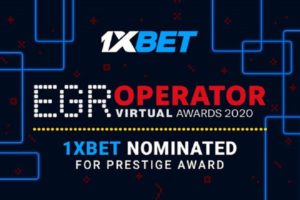 1xBet nominated as “eSports Operator” at EGR Operator Awards