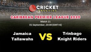 Online Cricket Betting – Free Tips | Caribbean Premier League 2020: Match 21, Jamaica Tallawahs vs Trinbago Knight Riders