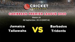 Cricket Free Tips | Caribbean Premier League 2020: Match 28, Jamaica Tallawahs vs Barbados Tridents