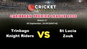 Cricket Free Tips | Caribbean Premier League 2020: Match 27, Trinbago Knight Riders vs St Lucia Zouks