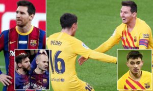 Messi has found his Iniesta at Barcelona in teenage star Pedri