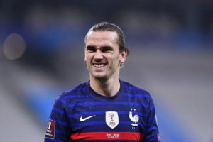 Griezmann joint join Michel Platini to become France’s third top scorer of all time